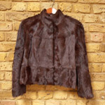 Dark brown kid jacket