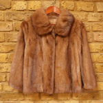 Caramel mink jacket