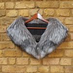 Silver fox collar