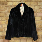 Black mink jacket