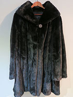 Danish black mink coat