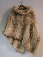 Natural coyote brown poncho