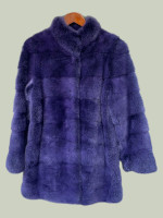 Purple mink jacket