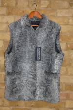 Grey lamb gilet