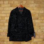 Black/white lamb gilet