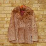 Brown rabbit jacket