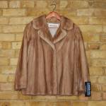 Mid brown mink jacket