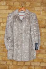 Grey mink jacket