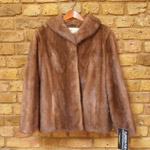 Mid brown mink jacket