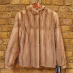 Caramel mink jacket