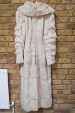 Pre-owned Thierry Mugler coney rabbit coat