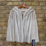 Vintage off-cream mink jacket