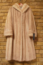 Vintage champagne mink coat