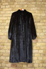 Black mink coat