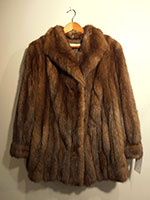 Short Russian sable coat