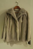 Silver grey mink jacket