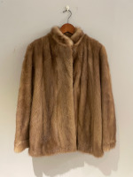 Honey mink jacket