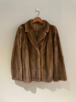 Honey mink jacket