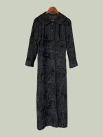 Broadtail lamb dual-length coat